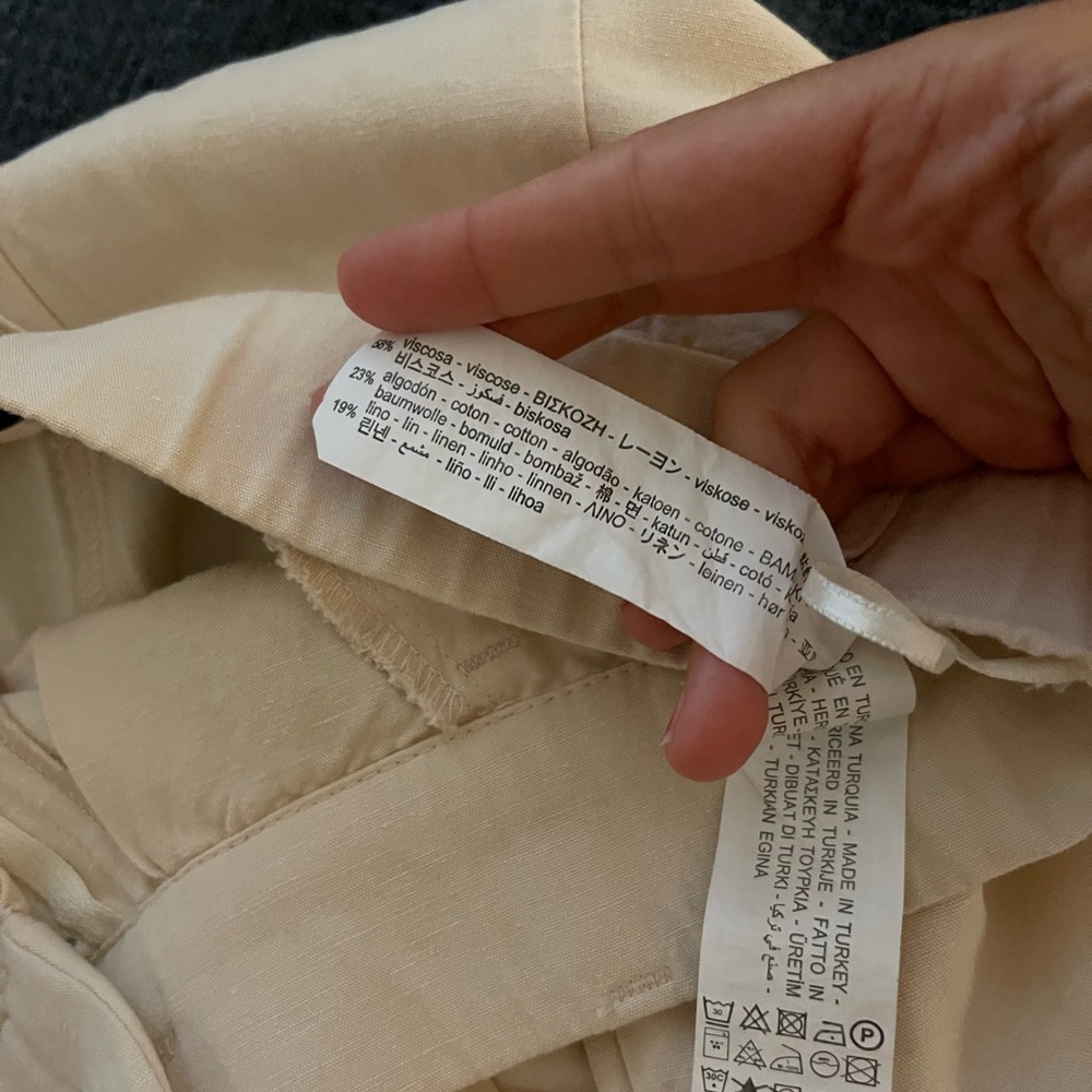 Zara shorts linen blend - Picture 3 of 5